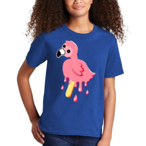 Flamingo Popsicle Adorable ice cream T shirt