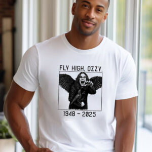 Fly High Ozzy, RIP Ozzy Osbourne T shirt 2