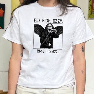 Fly High Ozzy, RIP Ozzy Osbourne T shirt 3