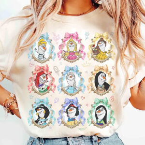 Frozen Olaf Disney Princess Girl Trip Comfort Colors T-shirt