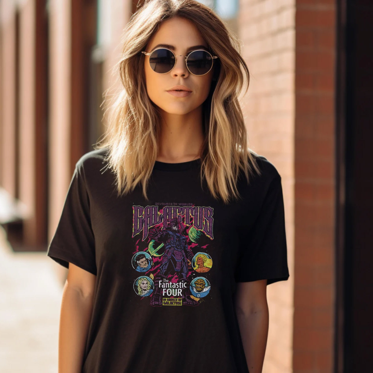 Galactus Marvel The Fantastic Four First Steps Comic Style T-shirt Galactus Marvel The Fantastic Four First Steps Comic Style T-shirt