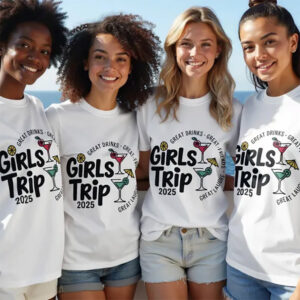 Girls Trip 2025 Drinking Party T-shirt