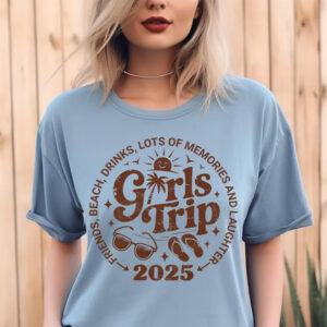 Girls Trip 2025 Summer Vacation Comfort Colors T-shirt