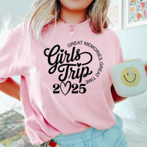 Great Memories Great Time Girls Trip 2025 Comfort Colors T shirt 2