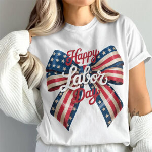 Happy Labor Day Love The American Flag Tee 2