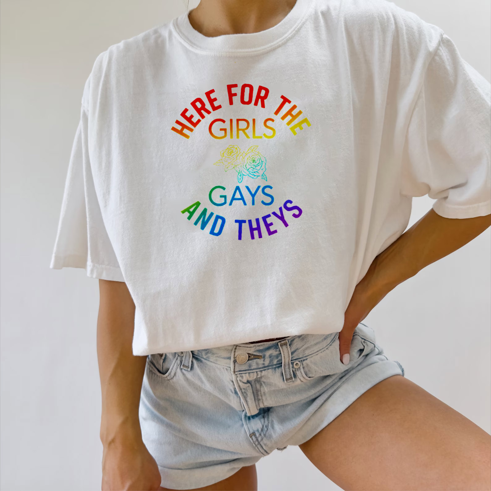 Here For The Girls Gays And Theys Shirt Here For The Girls Gays And Theys Shirt
