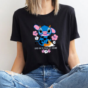 Hold On To Your Ice Cream Stitch Cow Funny Ice Cream Shirt Hold On To Your Ice Cream Stitch Cow Funny Ice Cream Shirt
