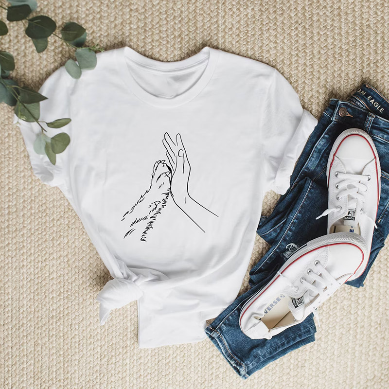 Human Hand And Paw Pet Lover Shirt Human Hand And Paw Pet Lover Shirt