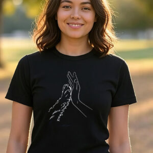 Human Hand and Paw Pet Lover Shirt
