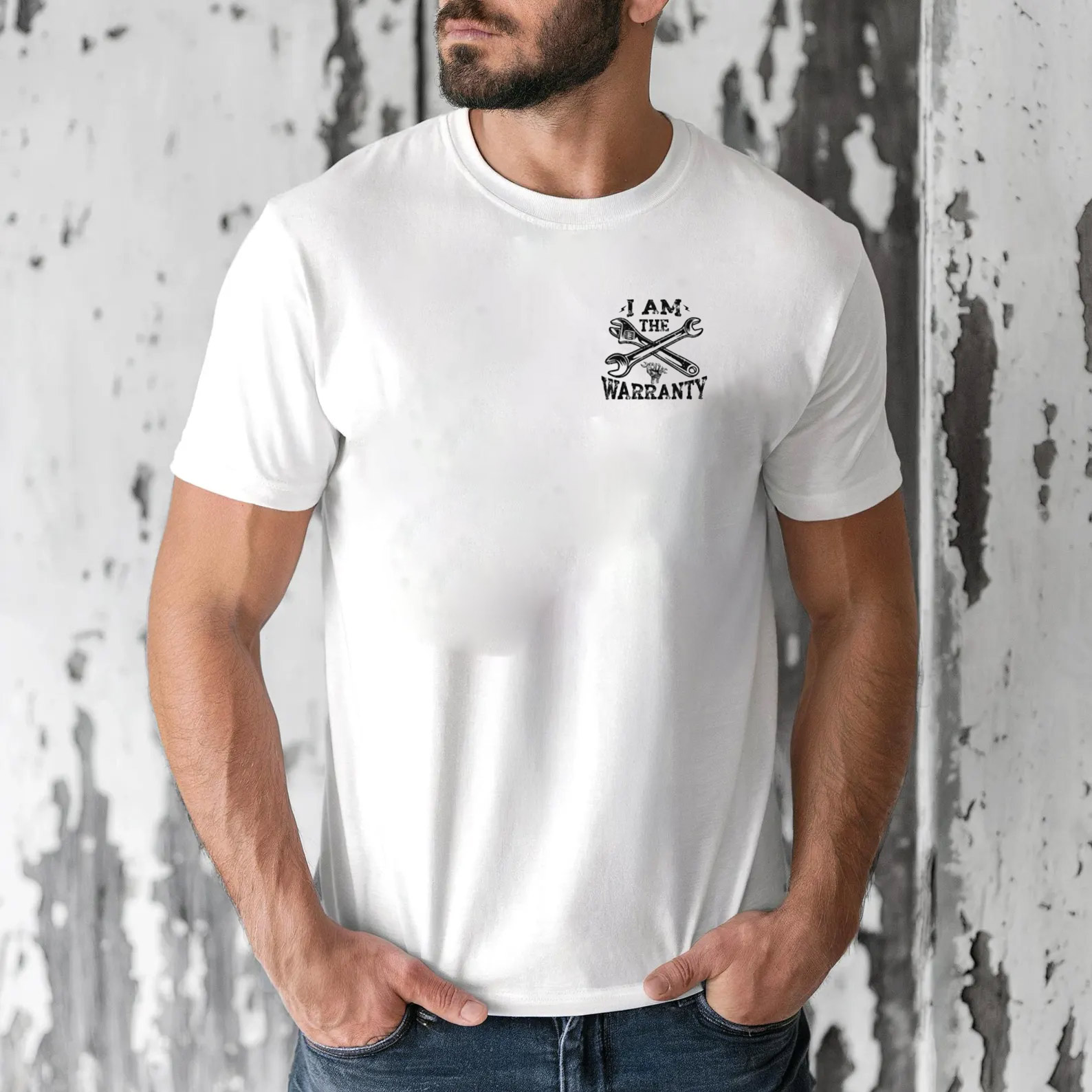 I Am The Warranty Mechanic Dad Humor T-shirt I Am The Warranty Mechanic Dad Humor T-shirt