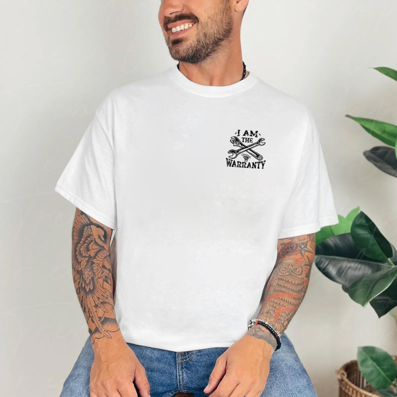 I Am The Warranty Mechanic Dad Humor T-shirt I Am The Warranty Mechanic Dad Humor T-shirt