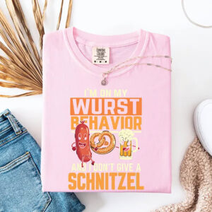 I Don't Give A Schnitzel Funny germania oktoberfest Comfort Colors T shirt 2