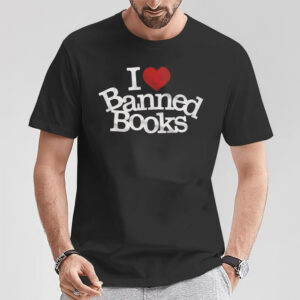 I Love Banned Books Basic T shirt 1