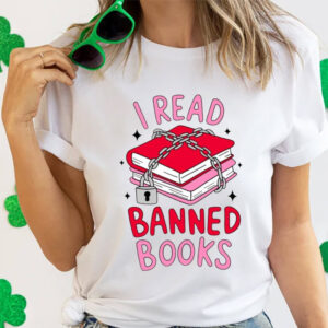 I Read Banned Books Bookish Tee 2