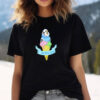 I Scream Blue Budgerigar Funny Ice Cream Shirt