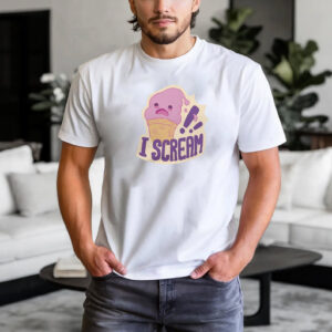 I Scream Funny Ice Cream T shirt 3