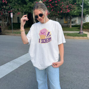 I Scream Funny Ice Cream T shirt