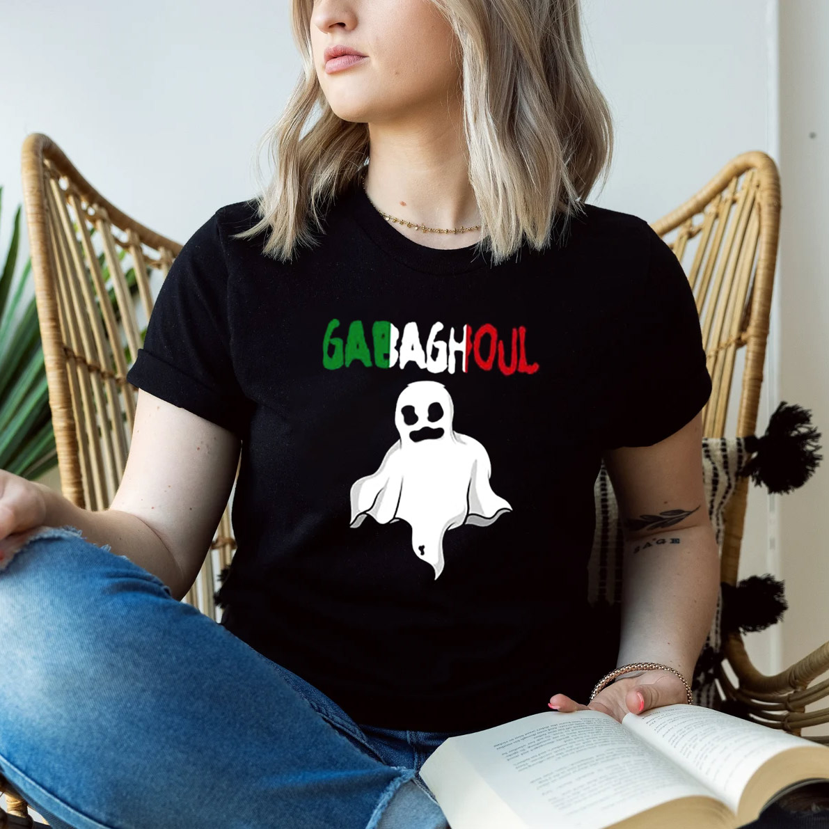 Italian Gabaghoul Halloween Ghost T-shirt Italian Gabaghoul Halloween Ghost T-shirt