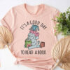 It’s A Good Day To Read A Book Cute Elephant Comfort Colors Tee