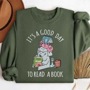 It’s A Good Day To Read A Book Cute Elephant Comfort Colors Tee It’s A Good Day To Read A Book Cute Elephant Comfort Colors Tee