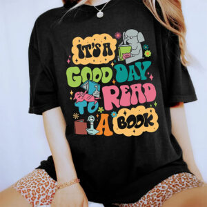 It's A Good Day To Read A Book Piggie Elephant Tee
