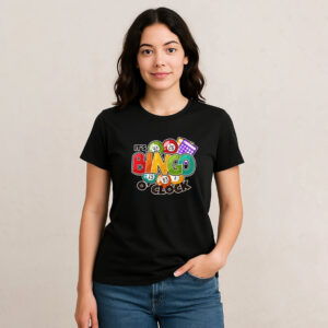 It’s Bingo O’ Clock Vintage Bingo Caller T-shirt It’s Bingo O’ Clock Vintage Bingo Caller T-shirt