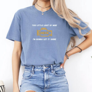 Let It Shine Mechanic Dad Comfort Colors Tee 2