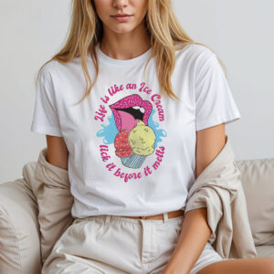 Lick It Before It Melts Funny ice cream shirt 1