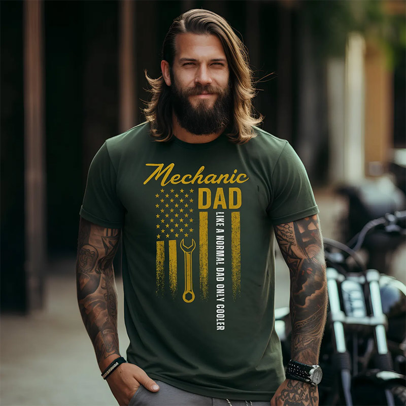 Like A Normal Dad Only Cooler Mechanic Dad Shirt Like A Normal Dad Only Cooler Mechanic Dad Shirt