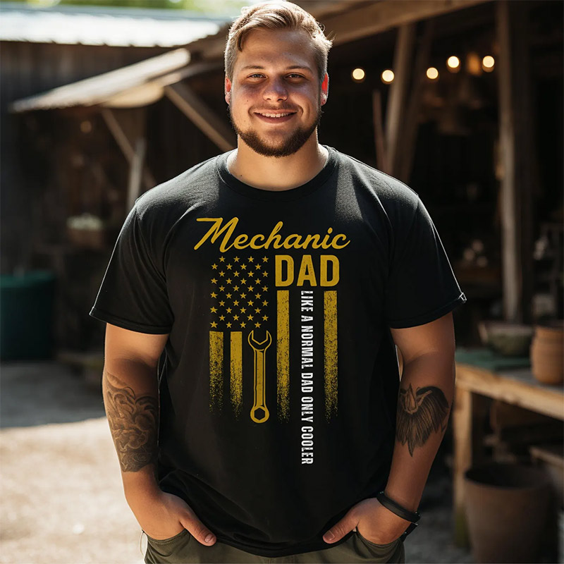 Like A Normal Dad Only Cooler Mechanic Dad Shirt Like A Normal Dad Only Cooler Mechanic Dad Shirt