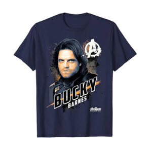 Marvel Avengers Bucky Barnes Graphic T-shirt