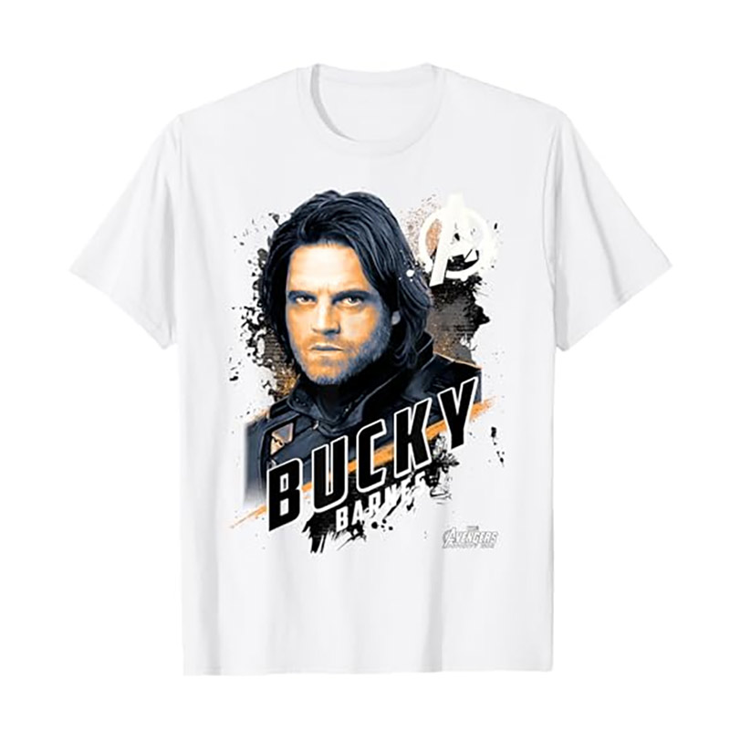 Marvel Avengers Bucky Barnes Graphic T-shirt Marvel Avengers Bucky Barnes Graphic T-shirt