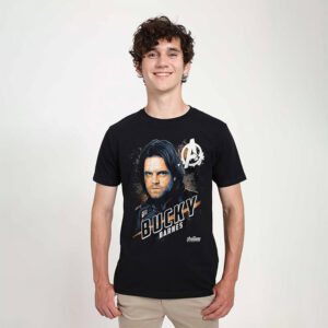 Marvel Avengers Bucky Barnes Graphic T shirt