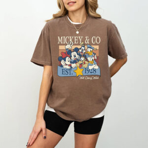 Mickey & Co 1928 Vintage Walt Disney World Comfort Colors T shirt 3