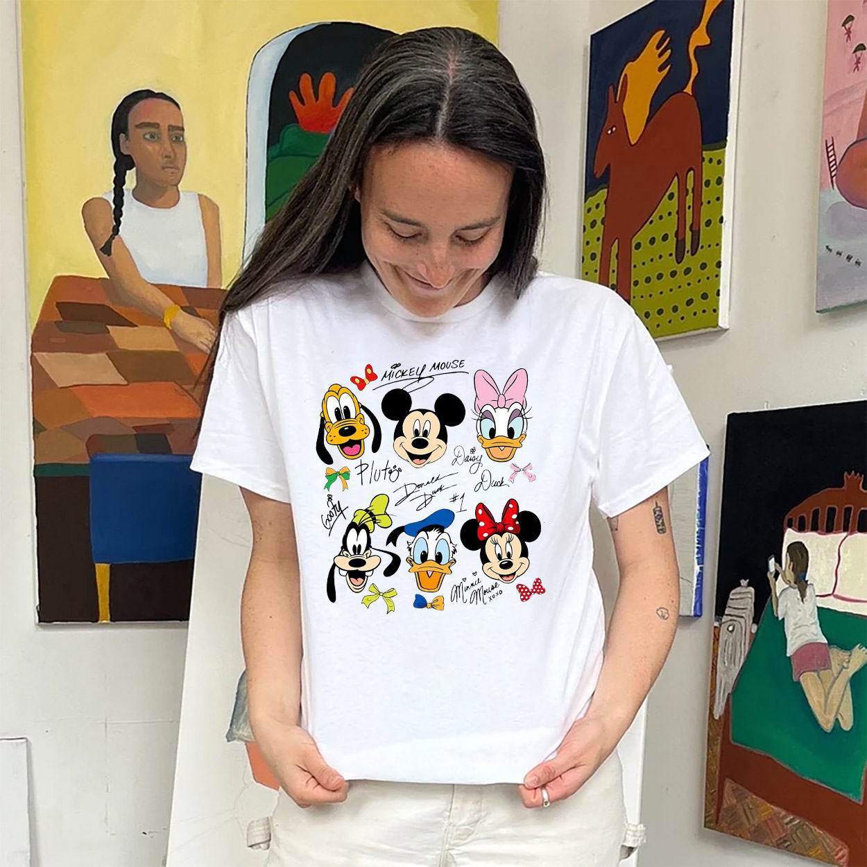 Mickey And Friends Disney Signatures T-shirt Mickey And Friends Disney Signatures T-shirt