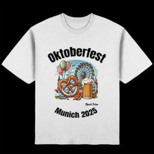 Oktoberfest Munich Palms 2025 german fest T shirt 2