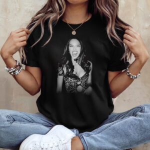 Olivia Rodrigo Leopard Print Screaming Pose Shirt.