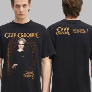 Ozzy Osbourne Rock And Roll Hall Of Fame 2-sided Shirt Ozzy Osbourne Rock And Roll Hall Of Fame 2-sided Shirt