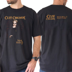 Ozzy Osbourne Rock And Roll Hall of Fame 2 sided Shirt