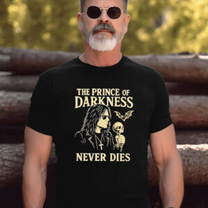 Ozzy Osbourne The Prince Of Darkness Never Dies Memorial T shirt 2