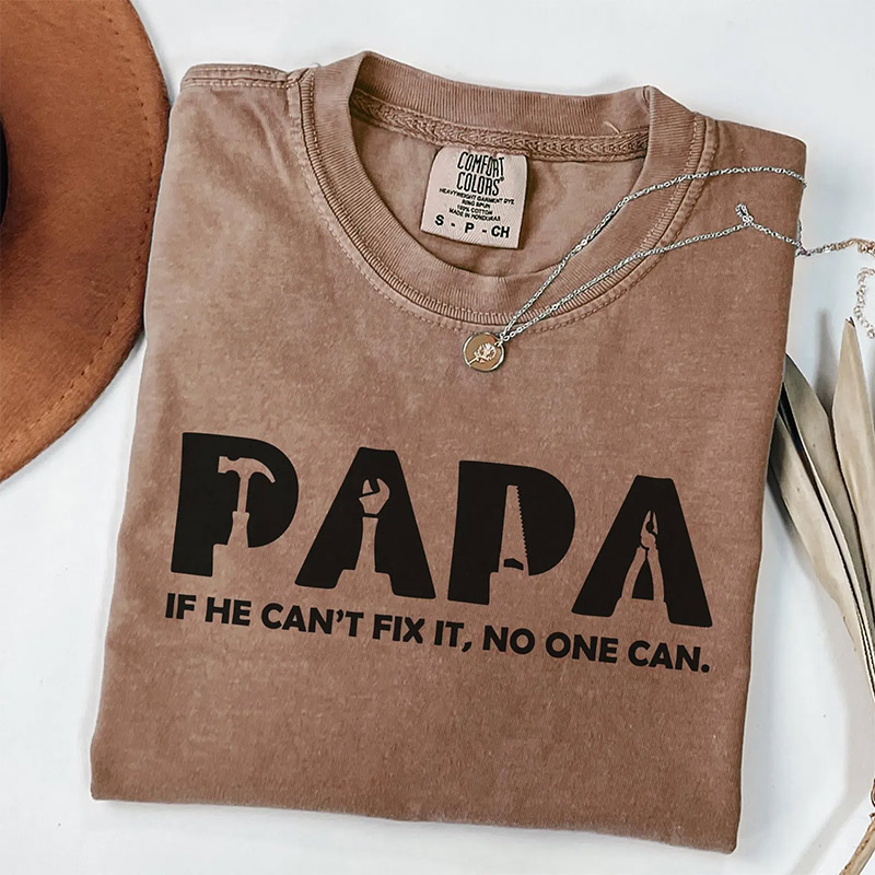 Papa Mechanic Comfort Colors T-shirt Papa Mechanic Comfort Colors T-shirt