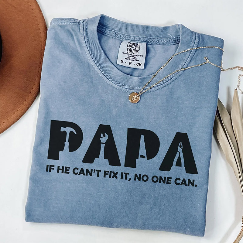 Papa Mechanic Comfort Colors T-shirt Papa Mechanic Comfort Colors T-shirt