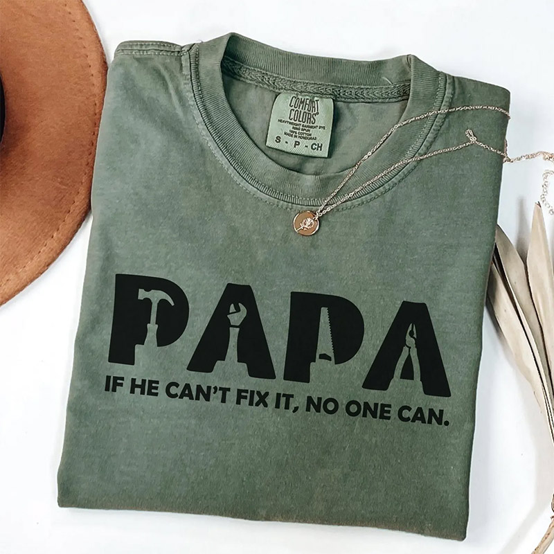 Papa Mechanic Comfort Colors T-shirt Papa Mechanic Comfort Colors T-shirt