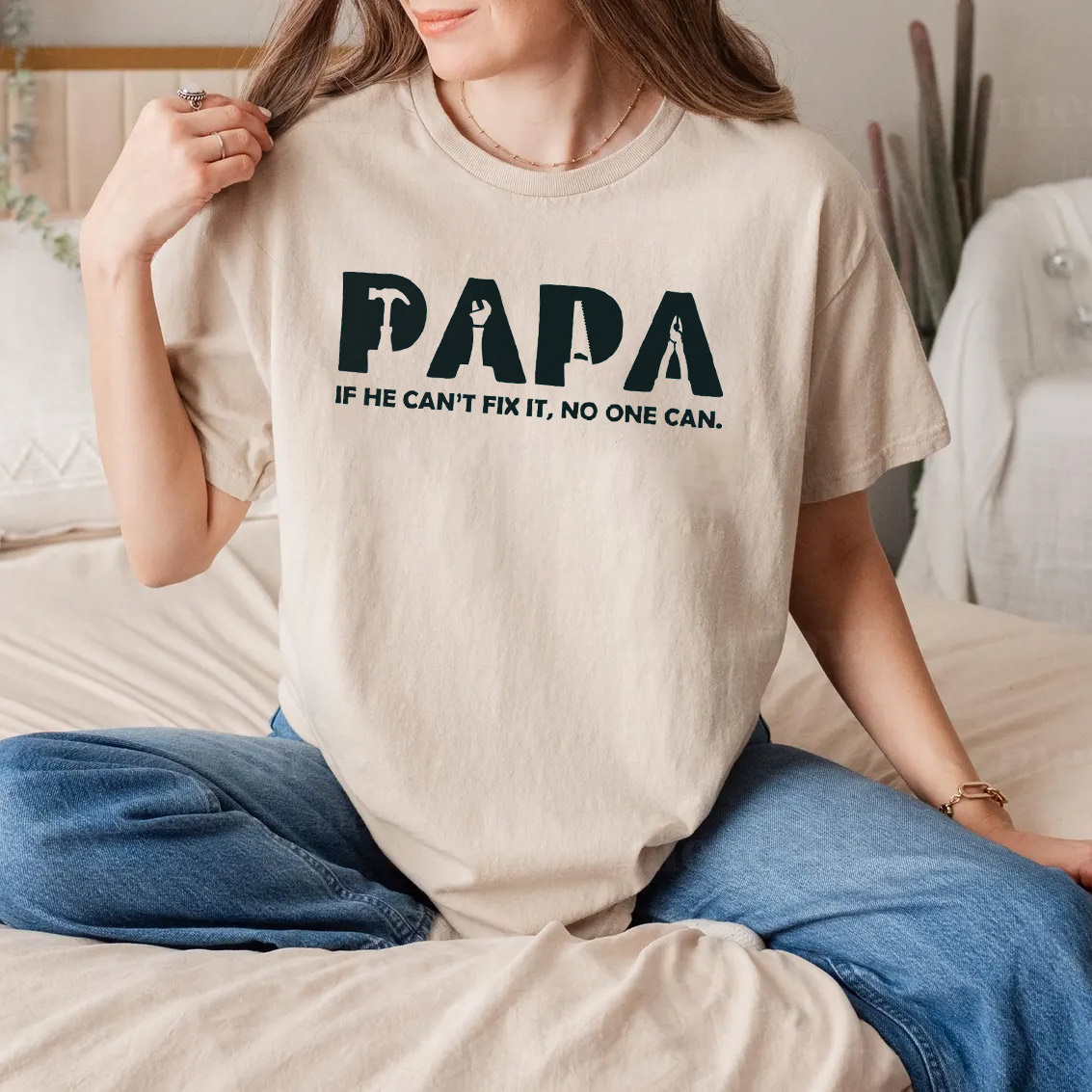Papa Mechanic Comfort Colors T-shirt Papa Mechanic Comfort Colors T-shirt