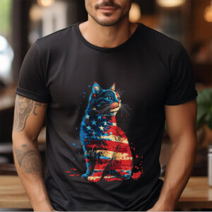 Patriotic Cat, Funny Cat Lover T-shirt Patriotic Cat, Funny Cat Lover T-shirt