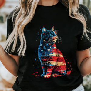 Patriotic Cat, Funny Cat Lover T shirt