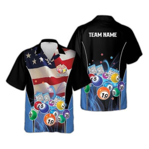 Personalized Bingo Team Bingo Players Hawaiian Shirt No. 1 Personalized Bingo Team Bingo Players Hawaiian Shirt No. 1