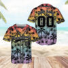 Personalized Tropical Summer Vacation Baseball Jersey No. 1