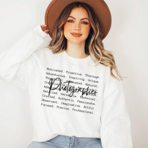 Photographer words, photographer gifts T shirt 3