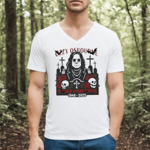 RIP Ozzy Osbourne Prince Of Darkness 1948-2025 T-shirt RIP Ozzy Osbourne Prince Of Darkness 1948-2025 T-shirt